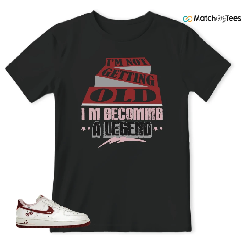 NIKE AIR FORCE 1 LOW VALENTINE'S DAY (2023) (WOMEN'S) SNEAKER Matching Tees t-shirt
