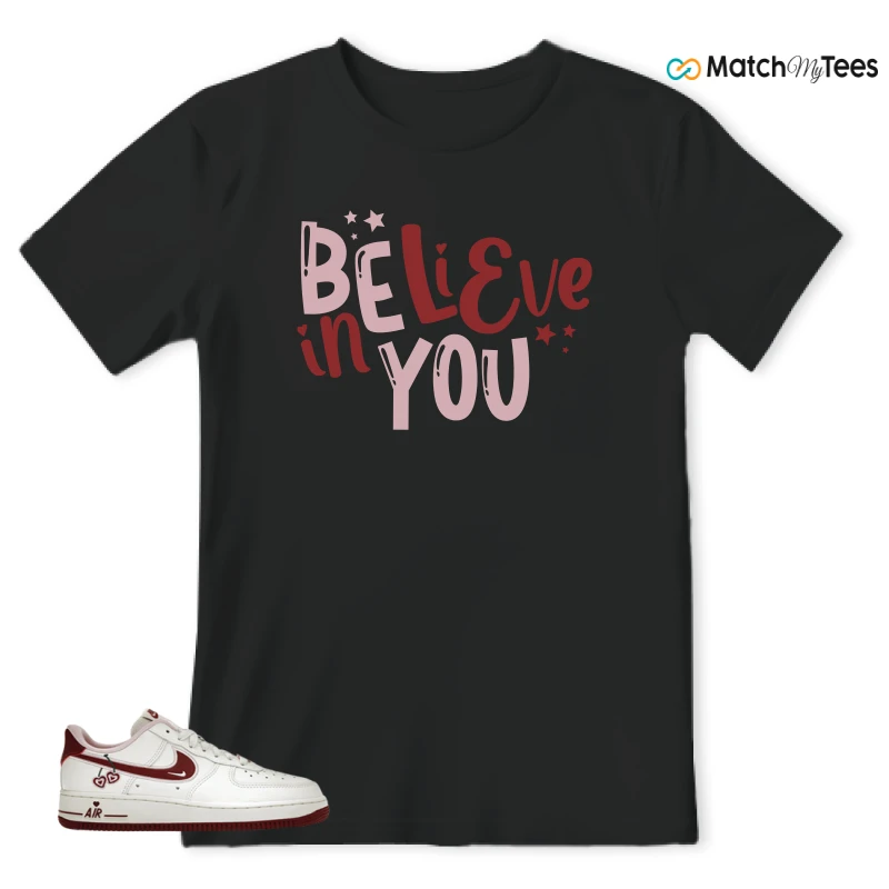 NIKE AIR FORCE 1 LOW VALENTINE'S DAY (2023) (WOMEN'S) SNEAKER Matching Tees t-shirt