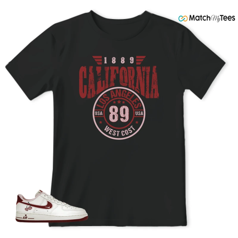 NIKE AIR FORCE 1 LOW VALENTINE'S DAY (2023) (WOMEN'S) SNEAKER Matching Tees t-shirt