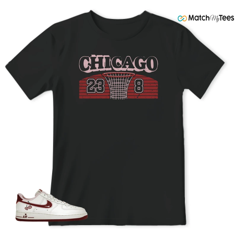 NIKE AIR FORCE 1 LOW VALENTINE'S DAY (2023) (WOMEN'S) SNEAKER Matching Tees t-shirt