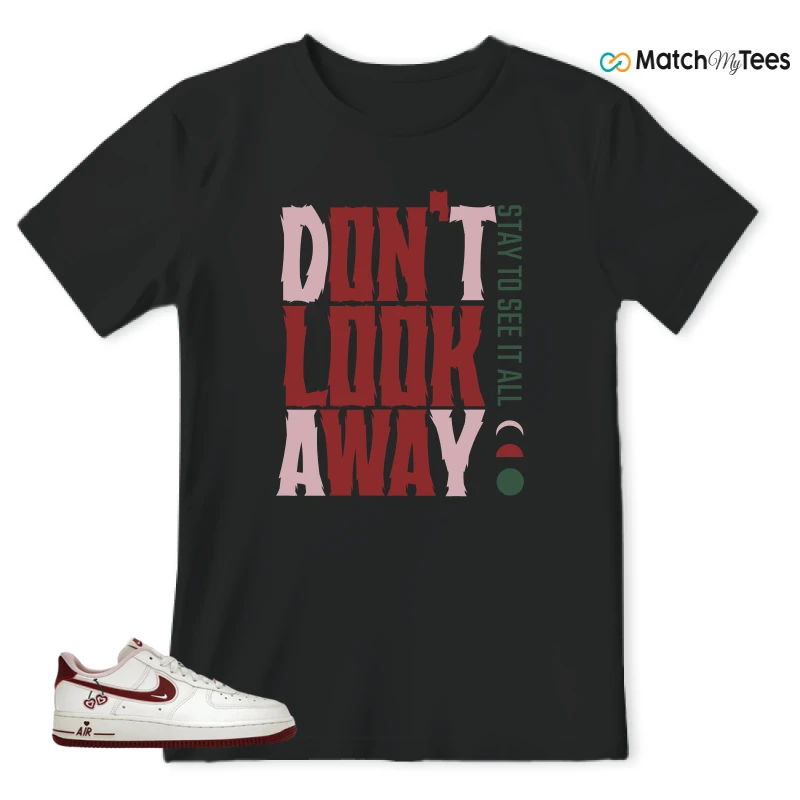 NIKE AIR FORCE 1 LOW VALENTINE'S DAY (2023) (WOMEN'S) SNEAKER Matching Tees t-shirt