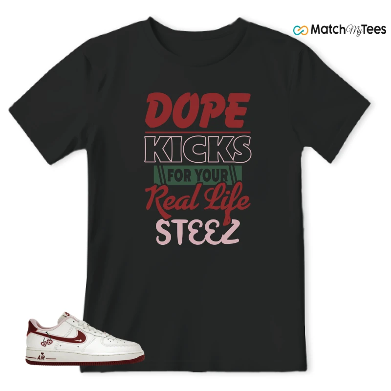 NIKE AIR FORCE 1 LOW VALENTINE'S DAY (2023) (WOMEN'S) SNEAKER Matching Tees t-shirt