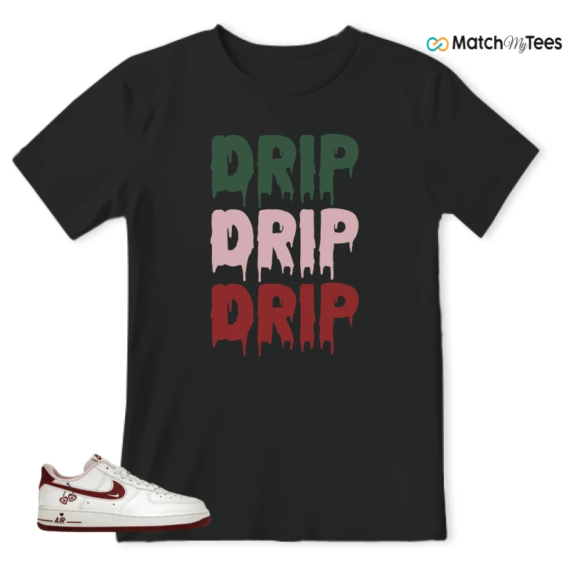 NIKE AIR FORCE 1 LOW VALENTINE'S DAY (2023) (WOMEN'S) SNEAKER Matching Tees t-shirt