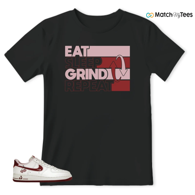 NIKE AIR FORCE 1 LOW VALENTINE'S DAY (2023) (WOMEN'S) SNEAKER Matching Tees t-shirt