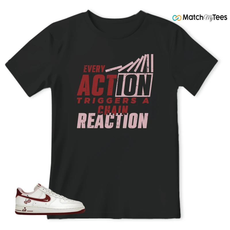 NIKE AIR FORCE 1 LOW VALENTINE'S DAY (2023) (WOMEN'S) SNEAKER Matching Tees t-shirt