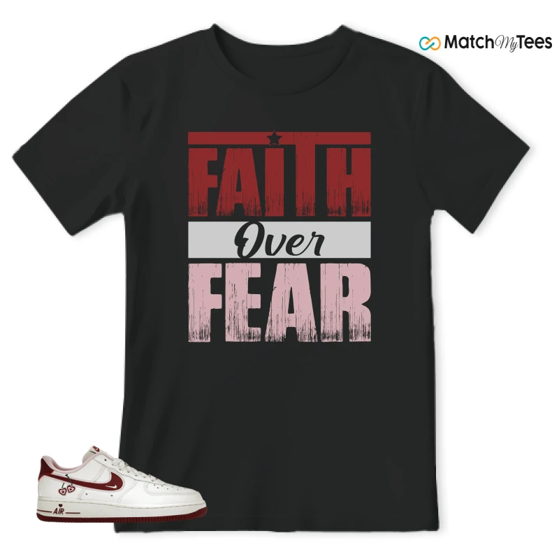 NIKE AIR FORCE 1 LOW VALENTINE'S DAY (2023) (WOMEN'S) SNEAKER Matching Tees t-shirt