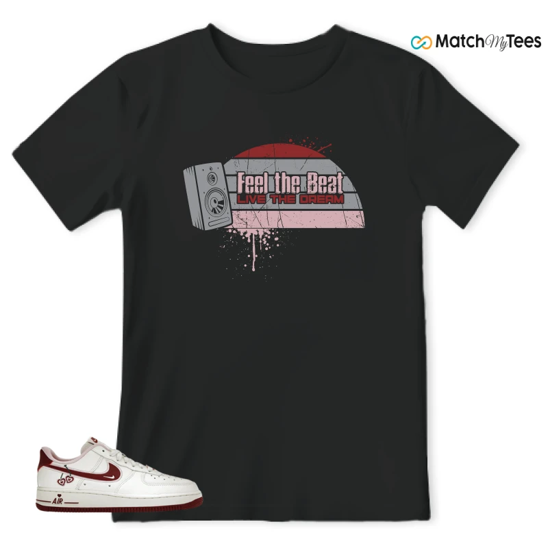 NIKE AIR FORCE 1 LOW VALENTINE'S DAY (2023) (WOMEN'S) SNEAKER Matching Tees t-shirt