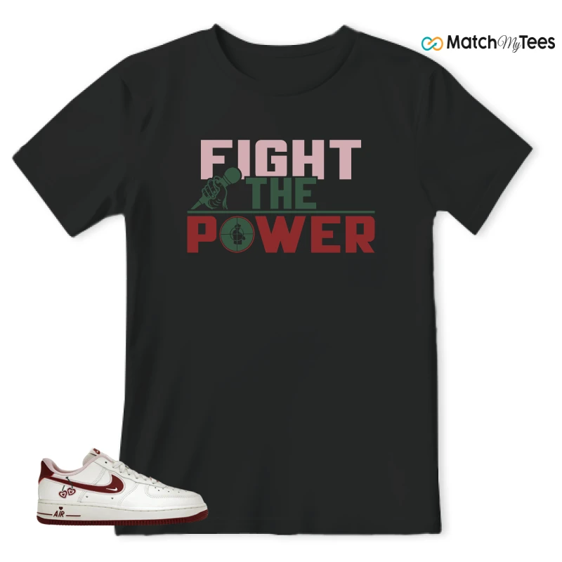 NIKE AIR FORCE 1 LOW VALENTINE'S DAY (2023) (WOMEN'S) SNEAKER Matching Tees t-shirt