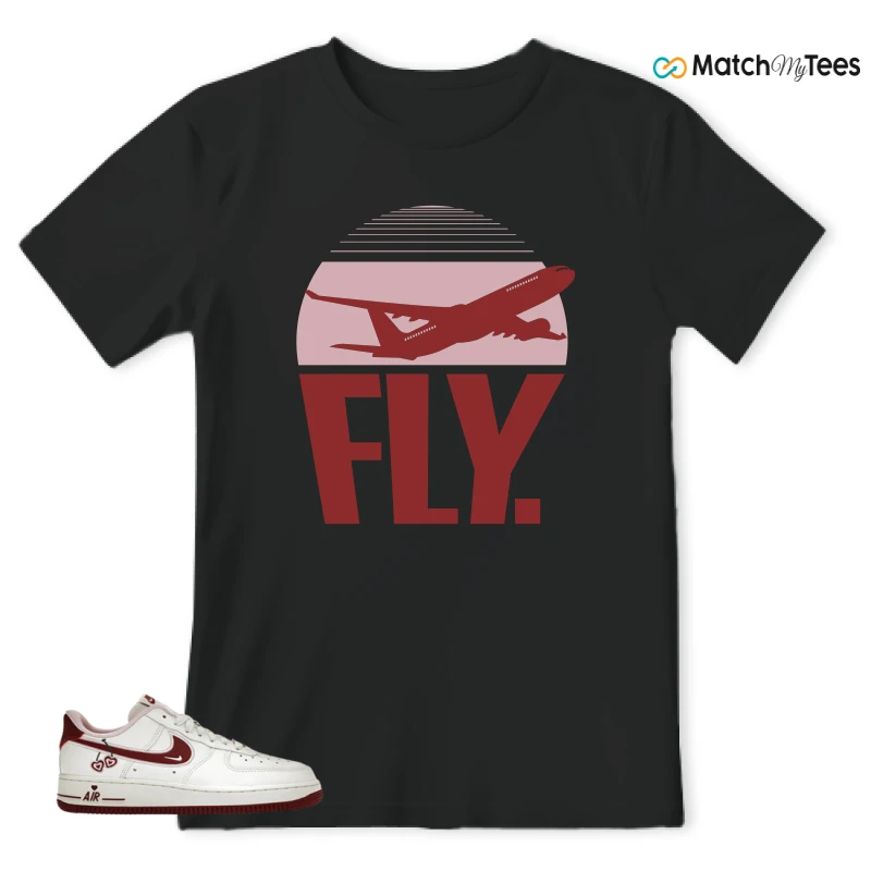 NIKE AIR FORCE 1 LOW VALENTINE'S DAY (2023) (WOMEN'S) SNEAKER Matching Tees t-shirt