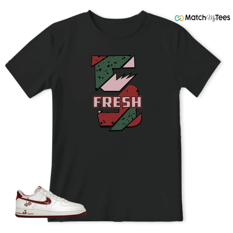 NIKE AIR FORCE 1 LOW VALENTINE'S DAY (2023) (WOMEN'S) SNEAKER Matching Tees t-shirt
