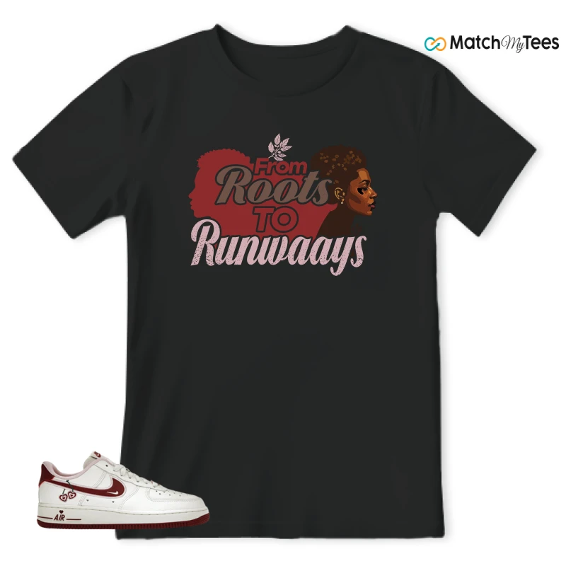 NIKE AIR FORCE 1 LOW VALENTINE'S DAY (2023) (WOMEN'S) SNEAKER Matching Tees t-shirt