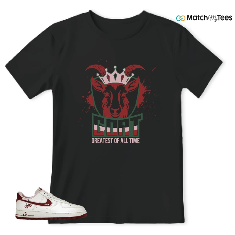 NIKE AIR FORCE 1 LOW VALENTINE'S DAY (2023) (WOMEN'S) SNEAKER Matching Tees t-shirt