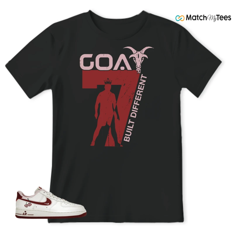 Goat 7 Black matching T-shirt T-shirt
