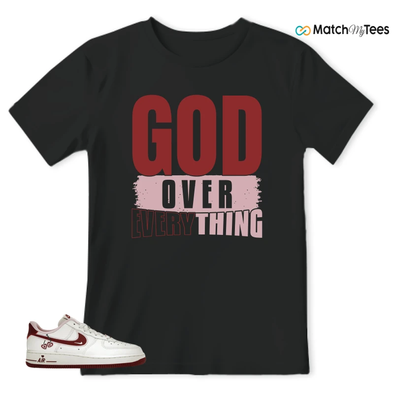 NIKE AIR FORCE 1 LOW VALENTINE'S DAY (2023) (WOMEN'S) SNEAKER Matching Tees t-shirt