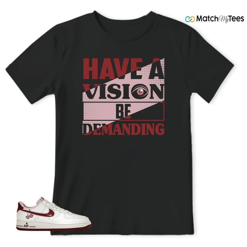NIKE AIR FORCE 1 LOW VALENTINE'S DAY (2023) (WOMEN'S) SNEAKER Matching Tees t-shirt