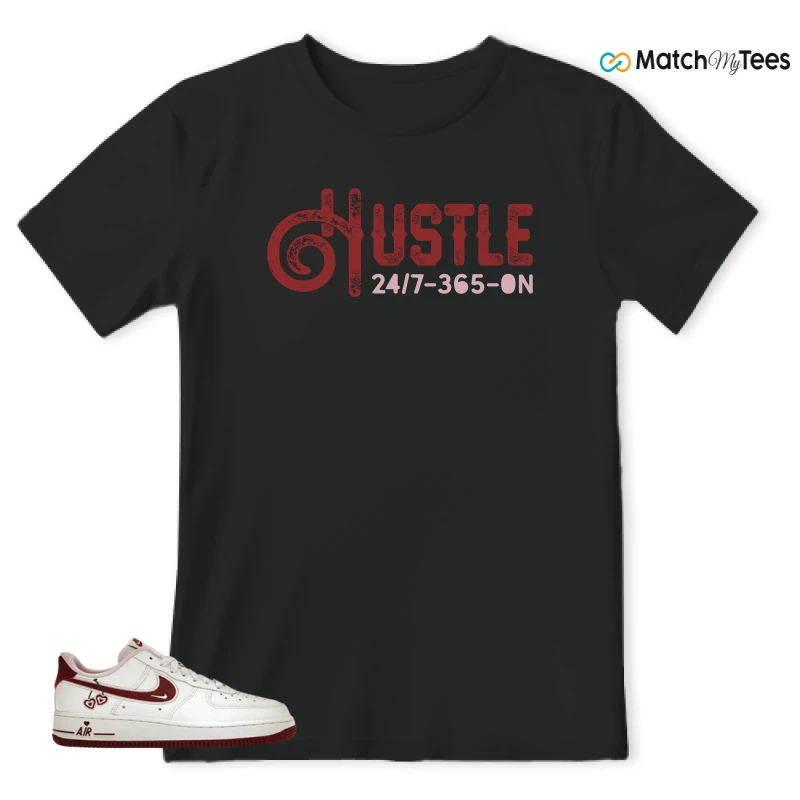 Hustle 247 Black matching T-shirt T-shirt