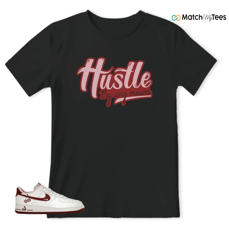 NIKE AIR FORCE 1 LOW VALENTINE'S DAY (2023) (WOMEN'S) SNEAKER Matching Tees t-shirt