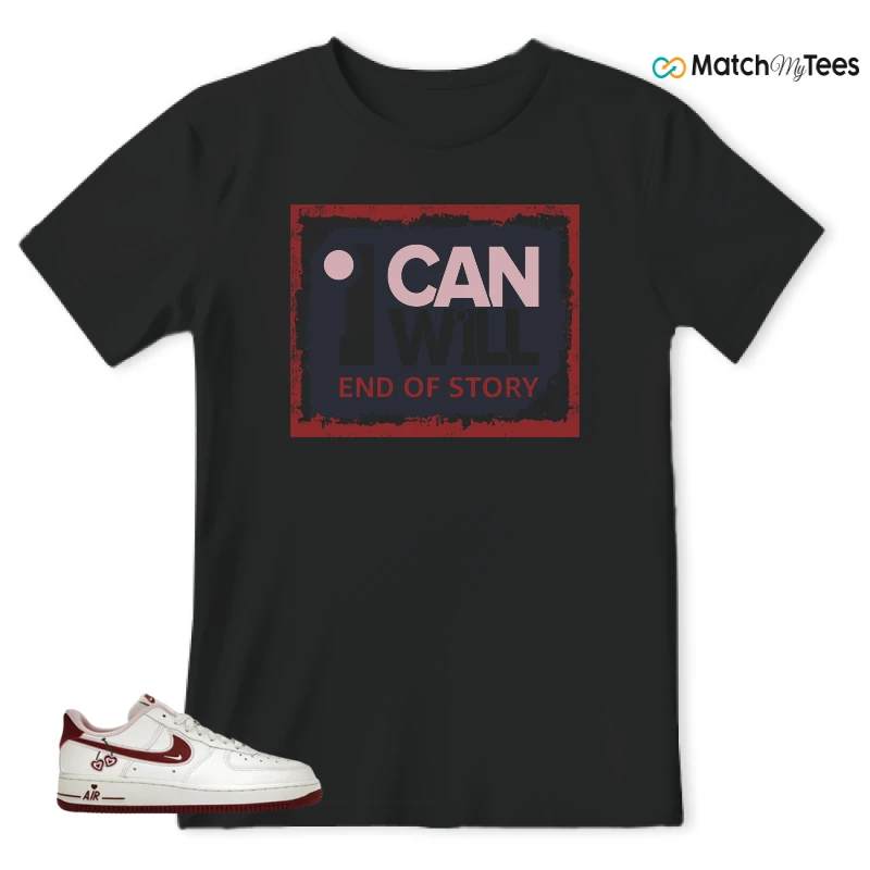 NIKE AIR FORCE 1 LOW VALENTINE'S DAY (2023) (WOMEN'S) SNEAKER Matching Tees t-shirt