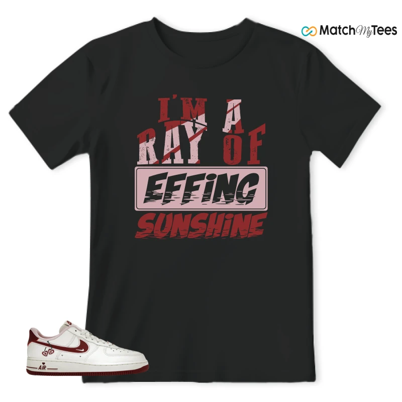 NIKE AIR FORCE 1 LOW VALENTINE'S DAY (2023) (WOMEN'S) SNEAKER Matching Tees t-shirt