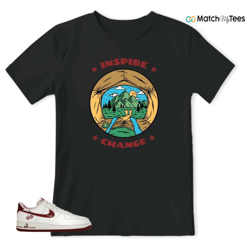 NIKE AIR FORCE 1 LOW VALENTINE'S DAY (2023) (WOMEN'S) SNEAKER Matching Tees t-shirt