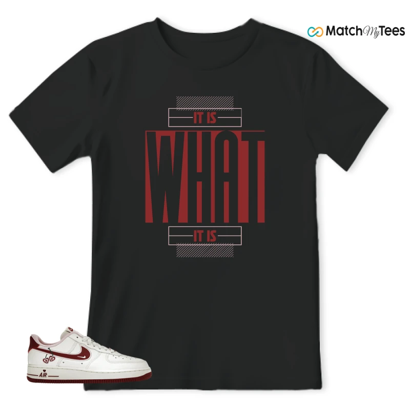 NIKE AIR FORCE 1 LOW VALENTINE'S DAY (2023) (WOMEN'S) SNEAKER Matching Tees t-shirt