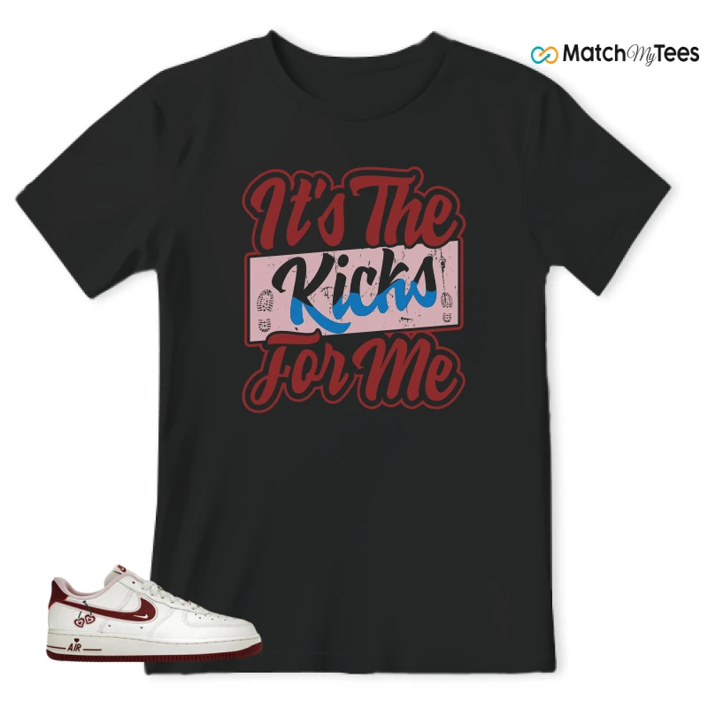 NIKE AIR FORCE 1 LOW VALENTINE'S DAY (2023) (WOMEN'S) SNEAKER Matching Tees t-shirt