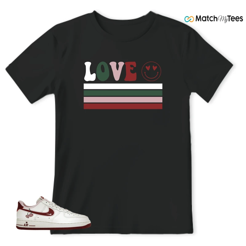 L O V E Black matching T-shirt T-shirt