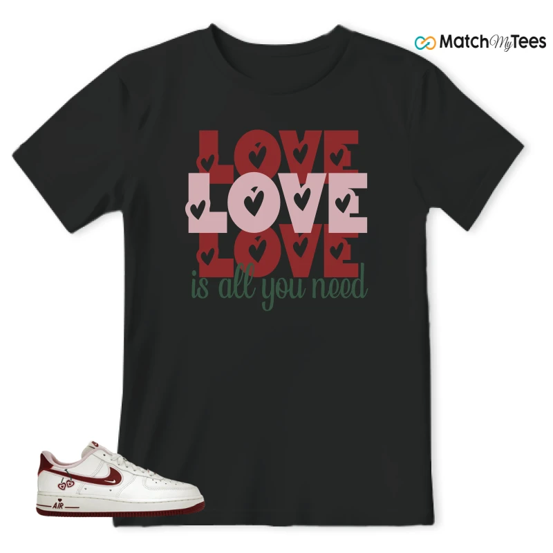 Love Black matching T-shirt T-shirt