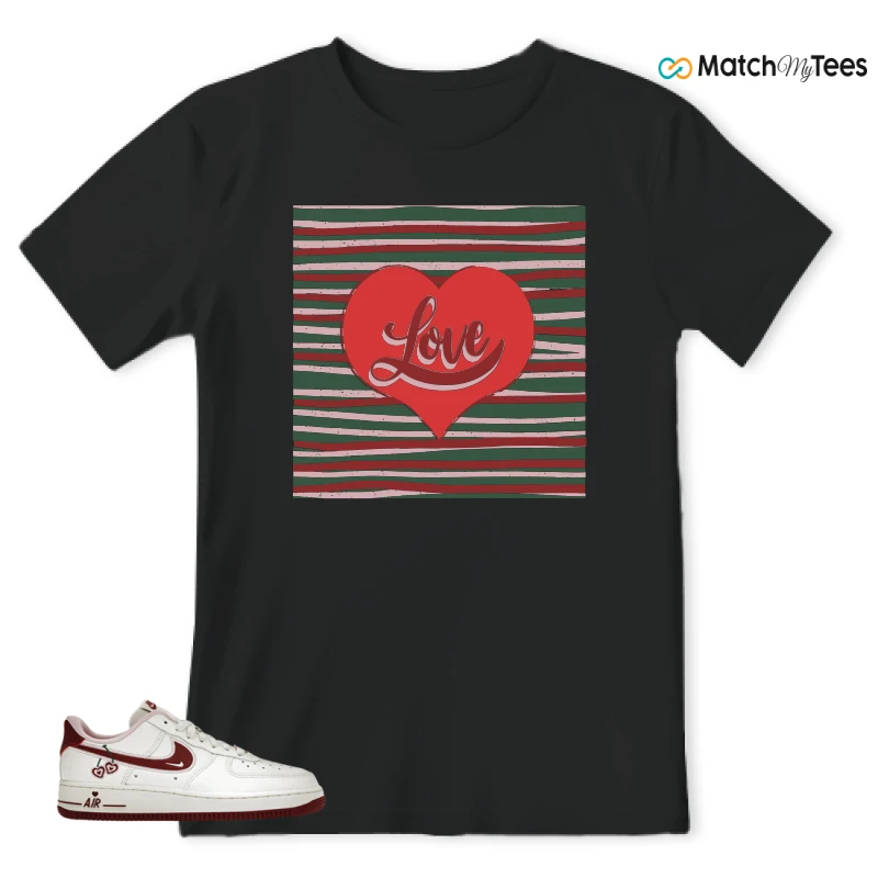 Love Black matching T-shirt T-shirt