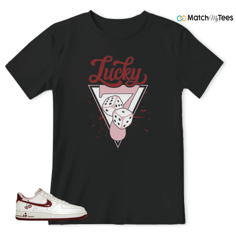 NIKE AIR FORCE 1 LOW VALENTINE'S DAY (2023) (WOMEN'S) SNEAKER Matching Tees t-shirt