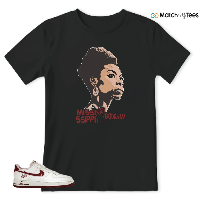 NIKE AIR FORCE 1 LOW VALENTINE'S DAY (2023) (WOMEN'S) SNEAKER Matching Tees t-shirt
