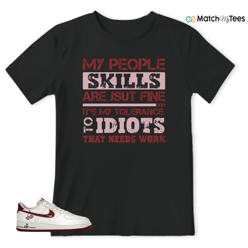 NIKE AIR FORCE 1 LOW VALENTINE'S DAY (2023) (WOMEN'S) SNEAKER Matching Tees t-shirt