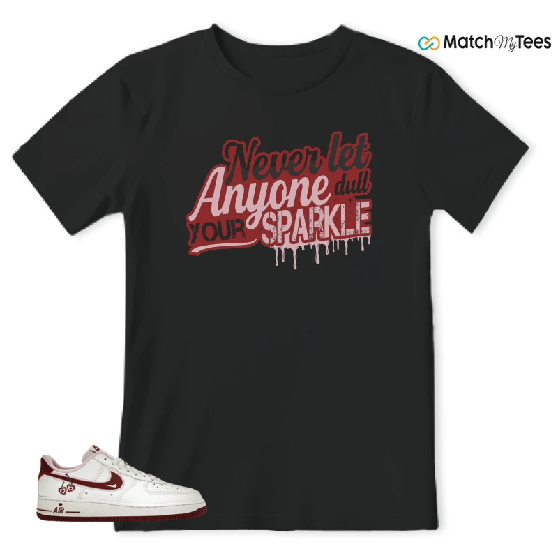 NIKE AIR FORCE 1 LOW VALENTINE'S DAY (2023) (WOMEN'S) SNEAKER Matching Tees t-shirt