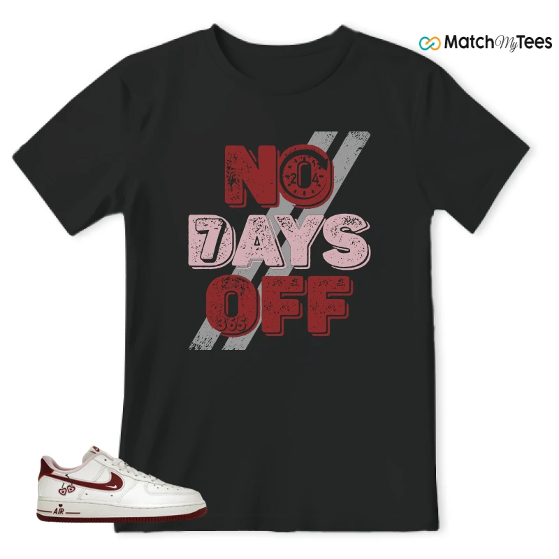 NIKE AIR FORCE 1 LOW VALENTINE'S DAY (2023) (WOMEN'S) SNEAKER Matching Tees t-shirt