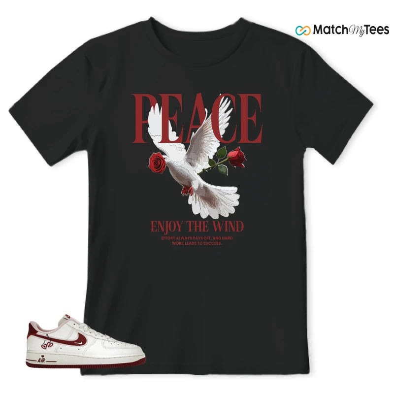 NIKE AIR FORCE 1 LOW VALENTINE'S DAY (2023) (WOMEN'S) SNEAKER Matching Tees t-shirt