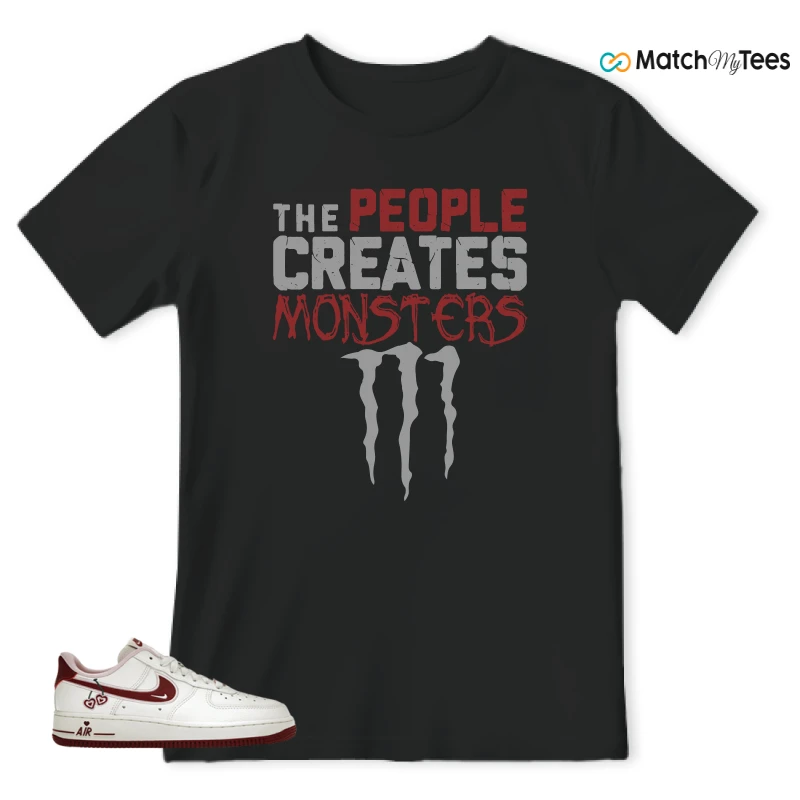 NIKE AIR FORCE 1 LOW VALENTINE'S DAY (2023) (WOMEN'S) SNEAKER Matching Tees t-shirt