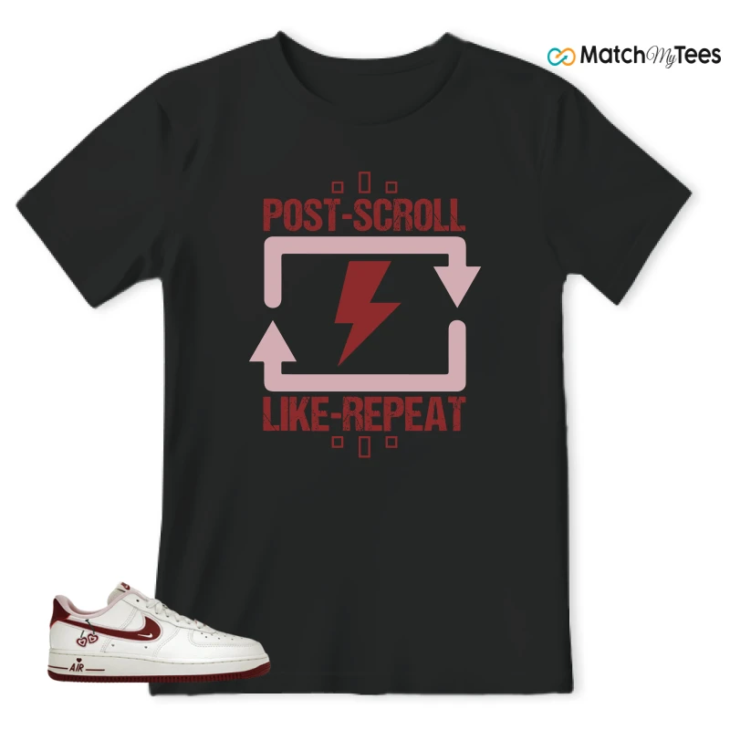 NIKE AIR FORCE 1 LOW VALENTINE'S DAY (2023) (WOMEN'S) SNEAKER Matching Tees t-shirt