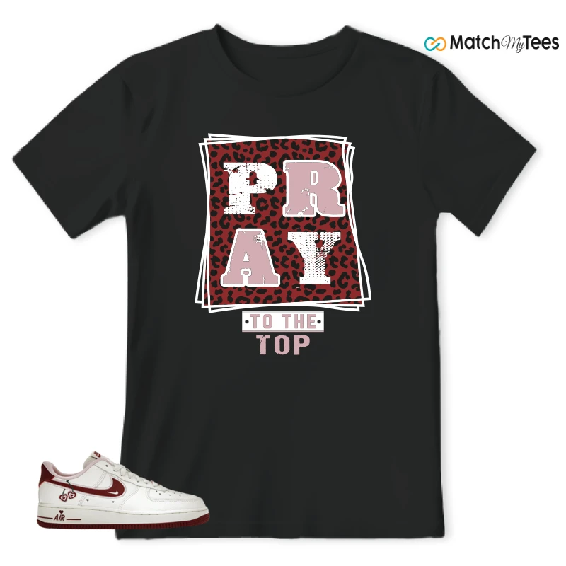 NIKE AIR FORCE 1 LOW VALENTINE'S DAY (2023) (WOMEN'S) SNEAKER Matching Tees t-shirt