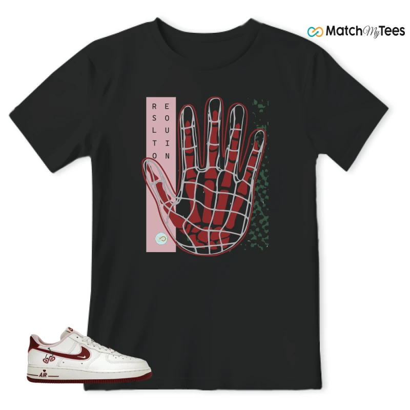 NIKE AIR FORCE 1 LOW VALENTINE'S DAY (2023) (WOMEN'S) SNEAKER Matching Tees t-shirt