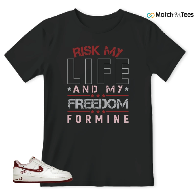 NIKE AIR FORCE 1 LOW VALENTINE'S DAY (2023) (WOMEN'S) SNEAKER Matching Tees t-shirt
