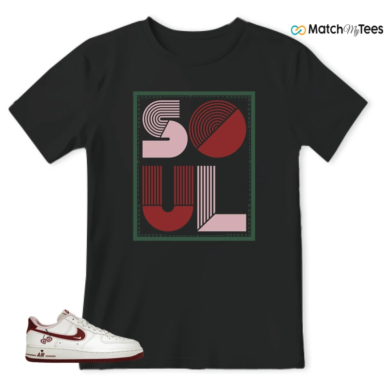 NIKE AIR FORCE 1 LOW VALENTINE'S DAY (2023) (WOMEN'S) SNEAKER Matching Tees t-shirt