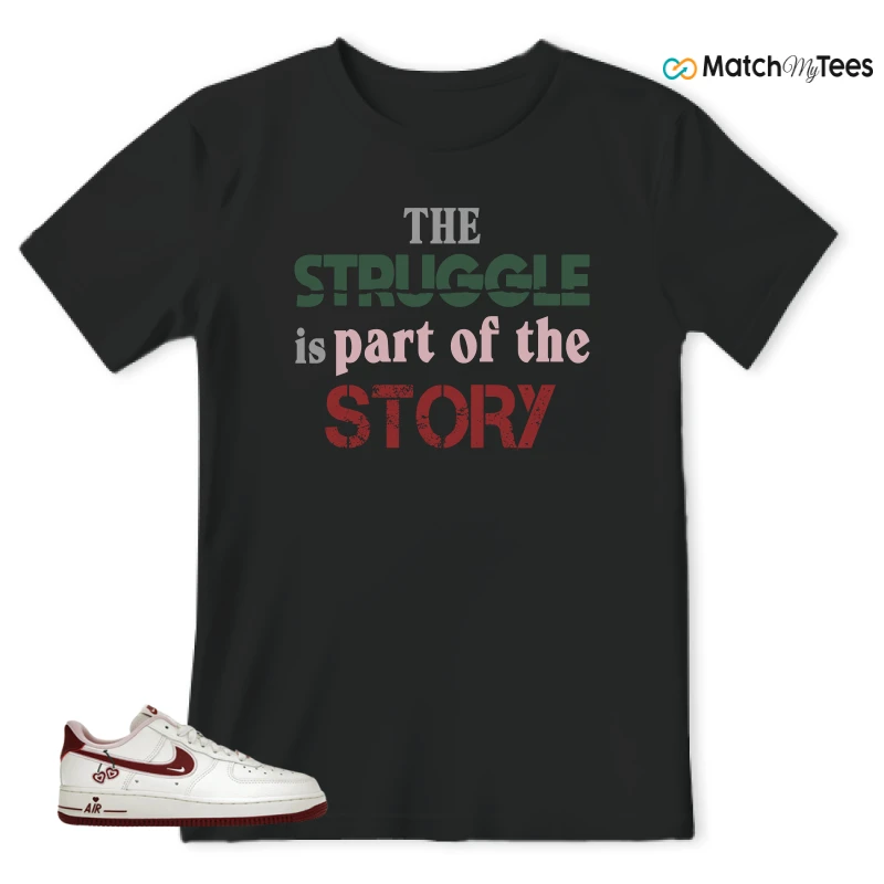 NIKE AIR FORCE 1 LOW VALENTINE'S DAY (2023) (WOMEN'S) SNEAKER Matching Tees t-shirt