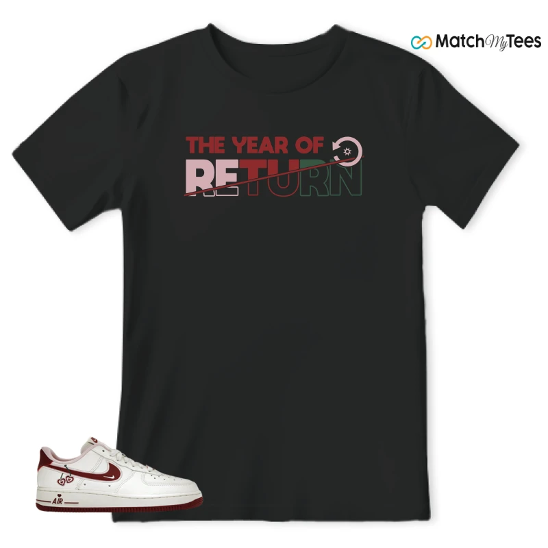 NIKE AIR FORCE 1 LOW VALENTINE'S DAY (2023) (WOMEN'S) SNEAKER Matching Tees t-shirt