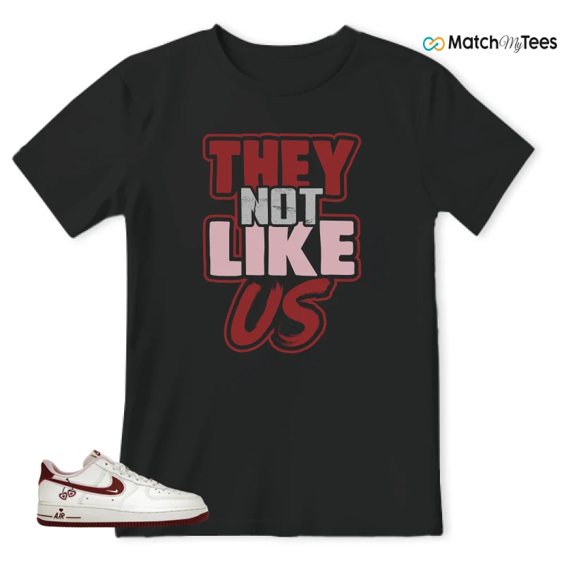 NIKE AIR FORCE 1 LOW VALENTINE'S DAY (2023) (WOMEN'S) SNEAKER Matching Tees t-shirt