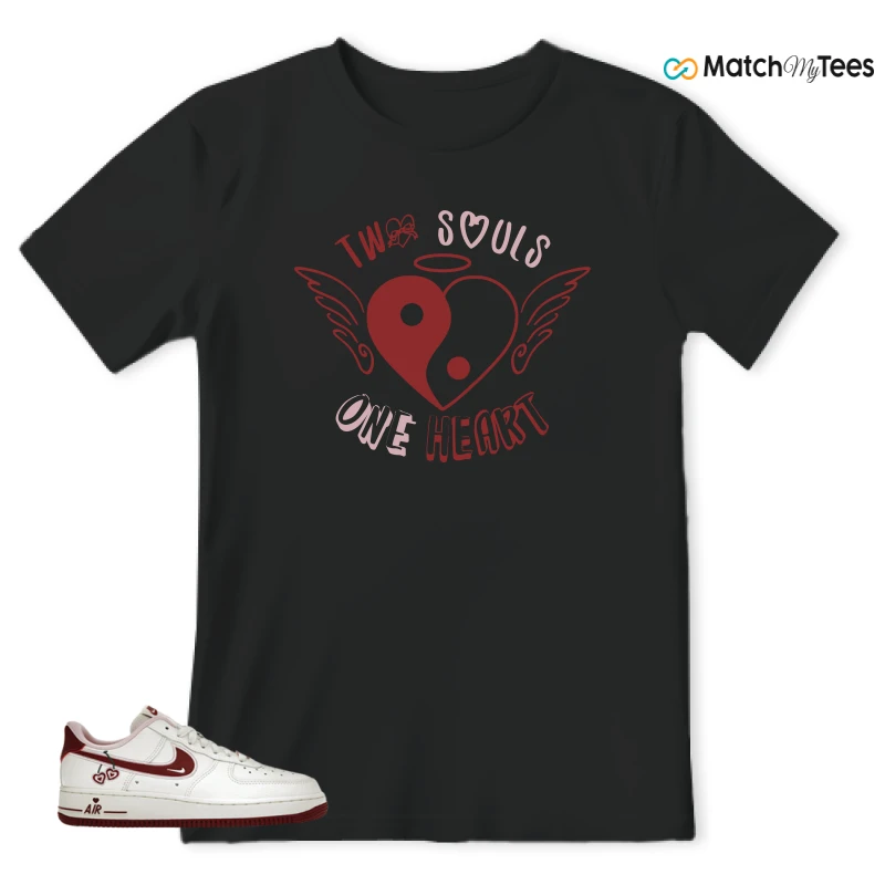 NIKE AIR FORCE 1 LOW VALENTINE'S DAY (2023) (WOMEN'S) SNEAKER Matching Tees t-shirt