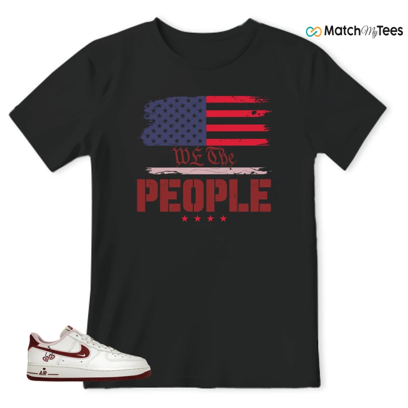 NIKE AIR FORCE 1 LOW VALENTINE'S DAY (2023) (WOMEN'S) SNEAKER Matching Tees t-shirt
