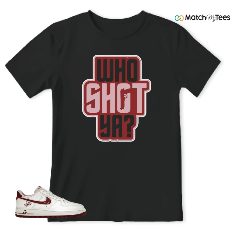 NIKE AIR FORCE 1 LOW VALENTINE'S DAY (2023) (WOMEN'S) SNEAKER Matching Tees t-shirt