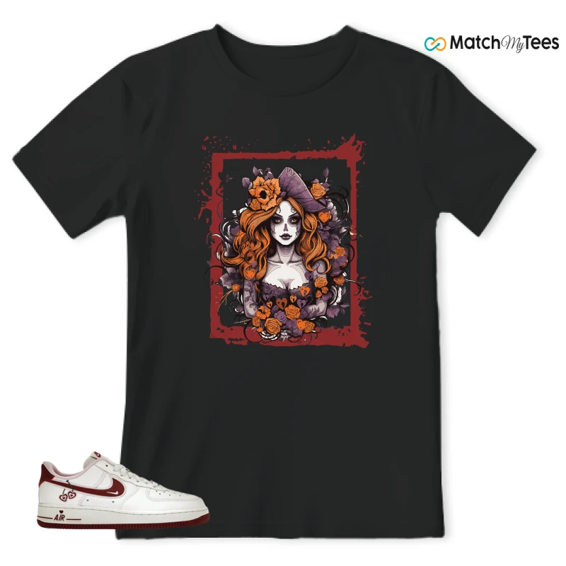 NIKE AIR FORCE 1 LOW VALENTINE'S DAY (2023) (WOMEN'S) SNEAKER Matching Tees t-shirt
