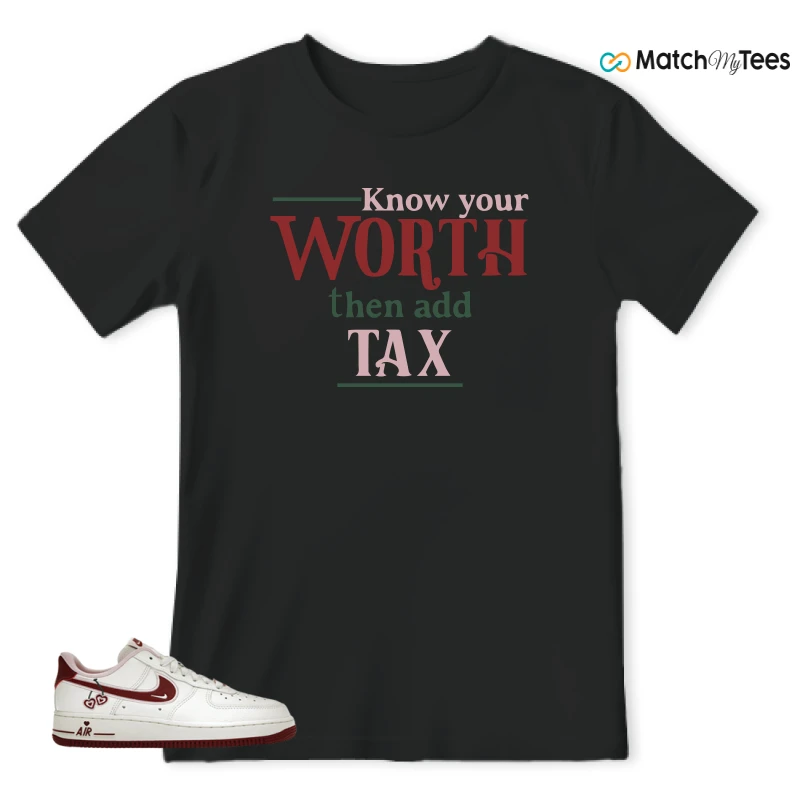Worth Black matching T-shirt T-shirt
