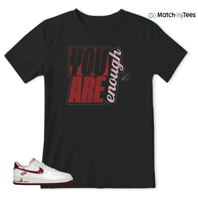 NIKE AIR FORCE 1 LOW VALENTINE'S DAY (2023) (WOMEN'S) SNEAKER Matching Tees t-shirt